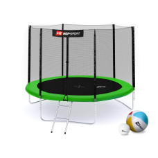 Батут Hop-Sport 10FT 305 см green с внешней сеткой